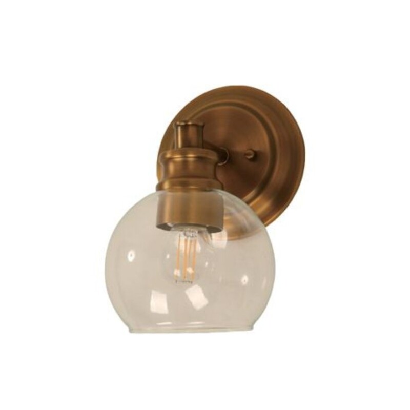 Aplique 1L Bronce Dorado E27