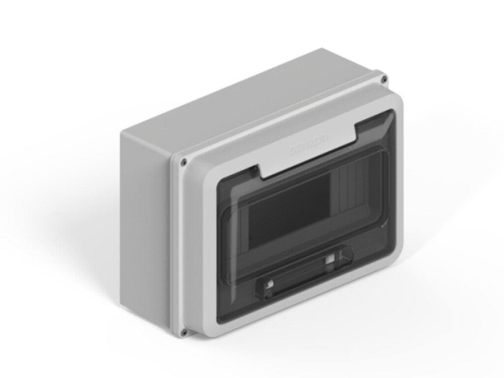Tablero Ext. IP65 p/9 polos DIN - Gris GENROD