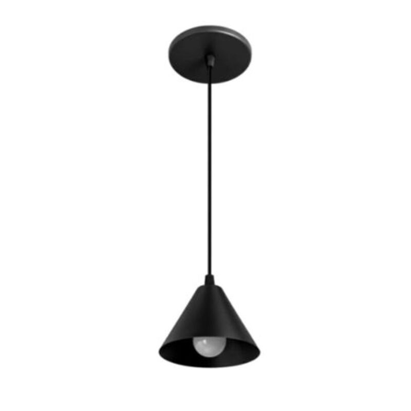 Colgante Lena E27 Negro 18CM