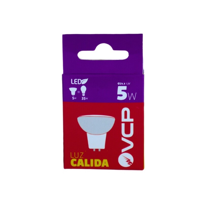 Lampara LED Dicroica 5W 3000K GU5.3 12V NO Dimerizable