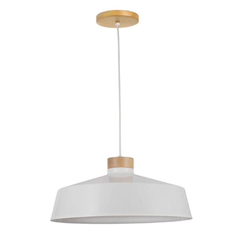 Colgante 1L E27 Vibrance Blanco D45,5CM
