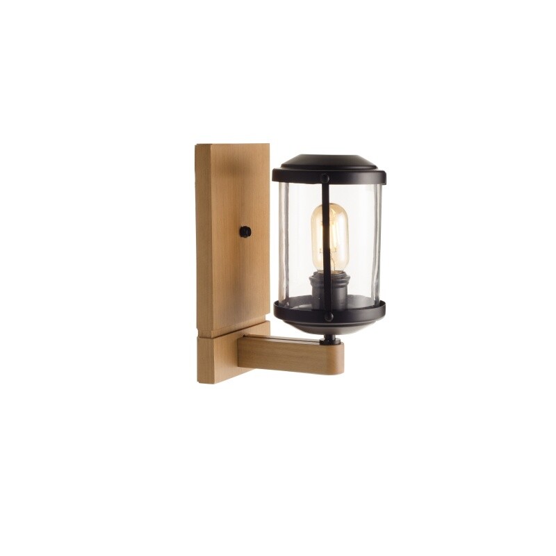 Aplique 1 Luz Urban E27 60W Madera