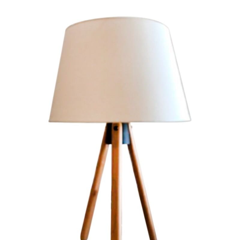 Velador de Mesa Trippe 1L E27 Pantalla Beige