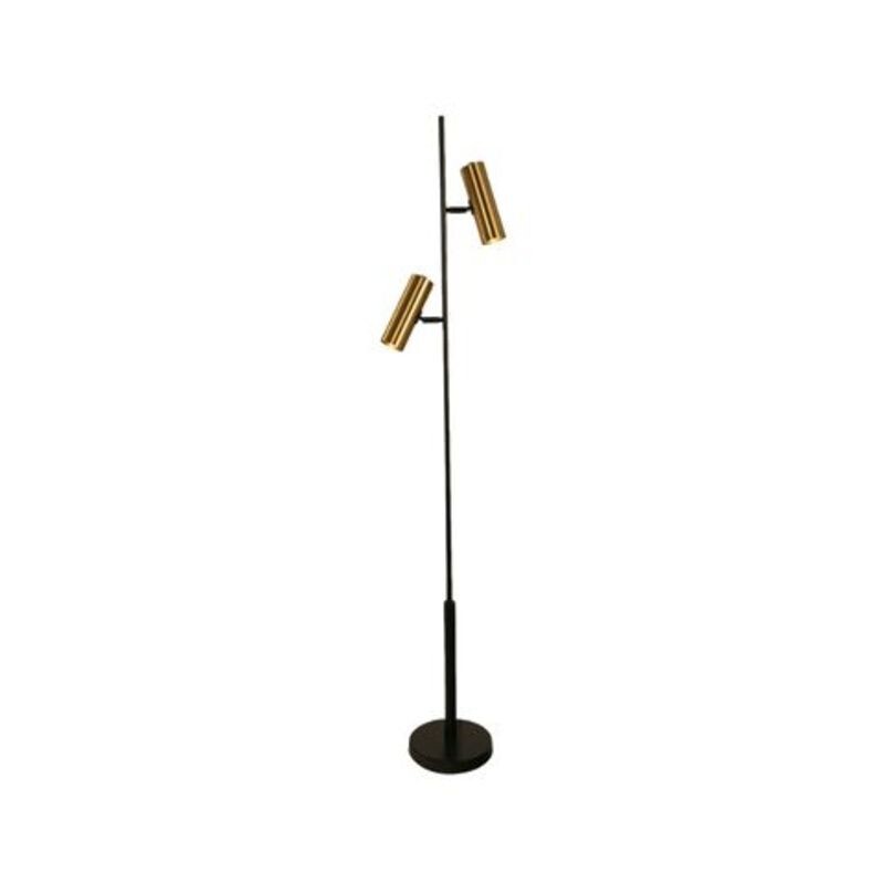 Velador de Pie 2L E27 Cono Negro
