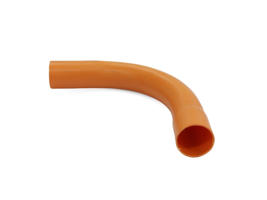 Curva Conduit Corta de 20 MM X 90° - Naranja. VCP