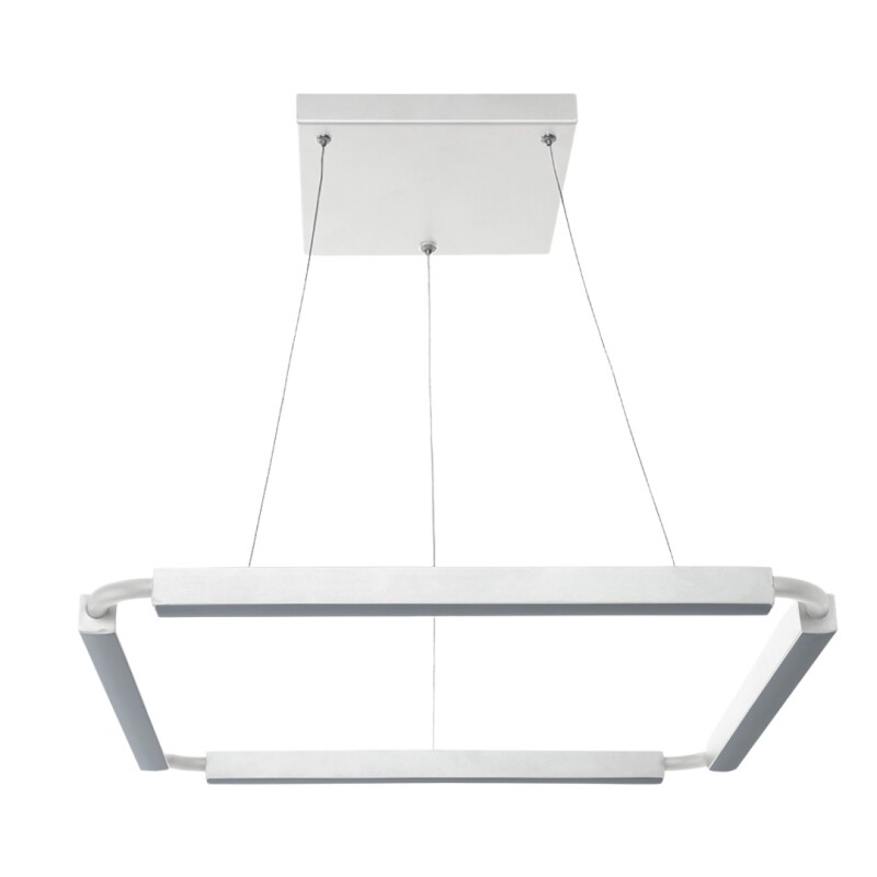 Colgante LED Curve 15W Blanco 2700K Cuad