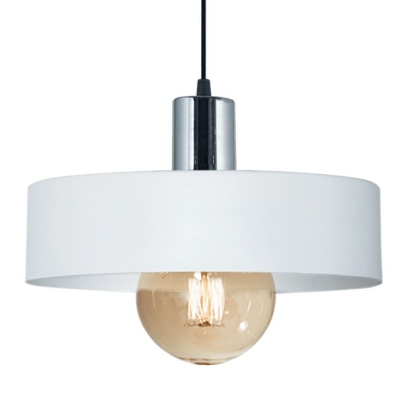 Colgante 1 Luz Balcarce Chapa Blanco/Cromo Ø20 E27