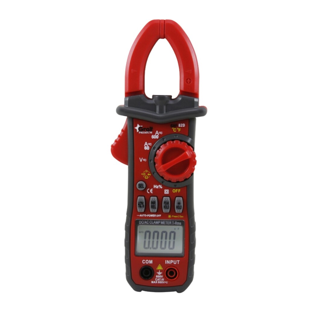 Pinza Amperometrica Gaf-82D Premium 600A AC/DC