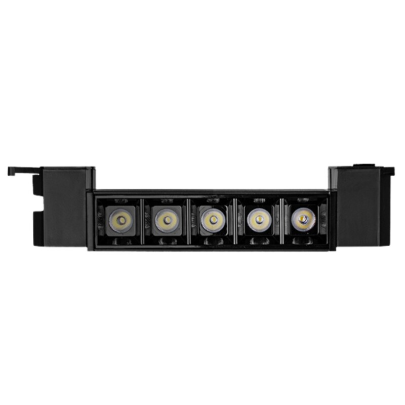 Cabezal LED UP Linear Puntual 10W 3000K Negro