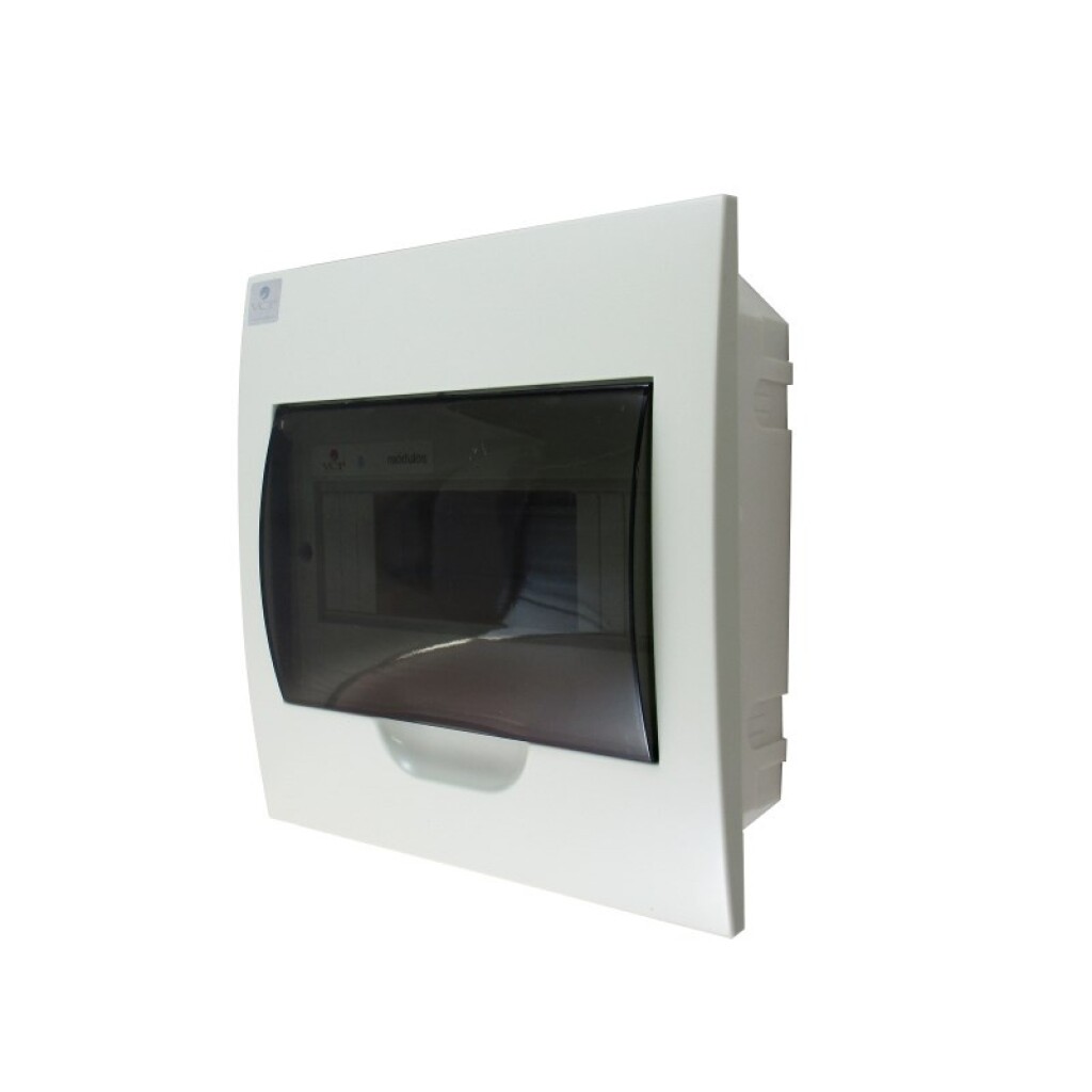 Tablero Emb. Plást. 8TM Puerta Transparente