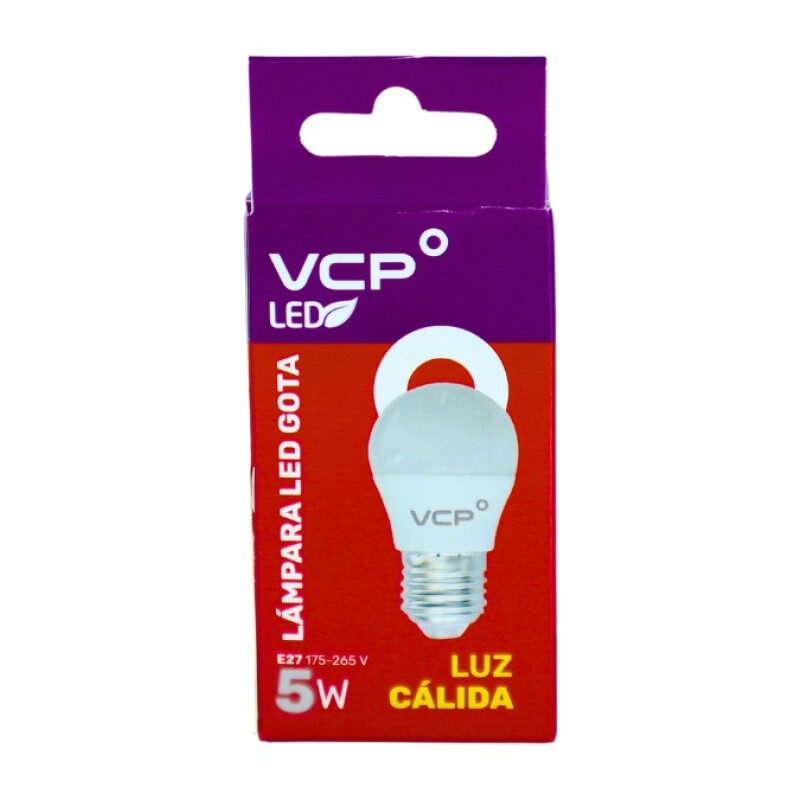 Lampara LED Gota 5W E27 2700K Esme