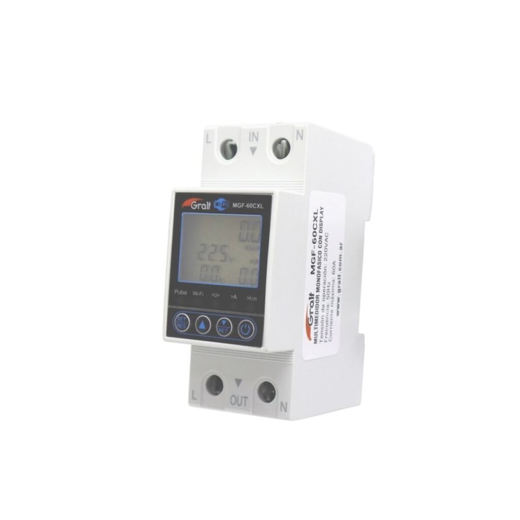 Medidor/ Protector Monof Config WIFI Mgf-60CXL