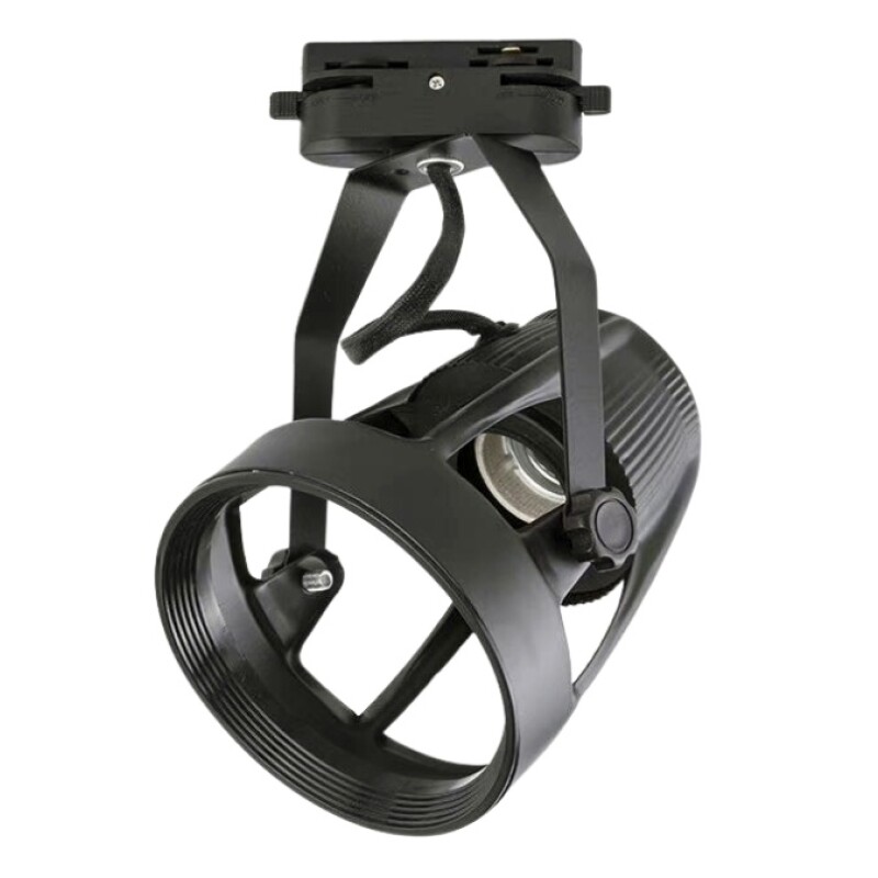Cabezal P/ Riel Monofasico PAR30 Abierto Negro D112 L145