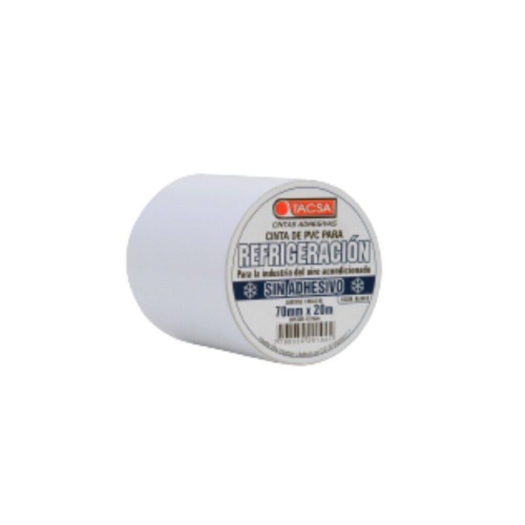 Cinta de PVC para Refrigeracion sin Adhesivo 20M X 70MM