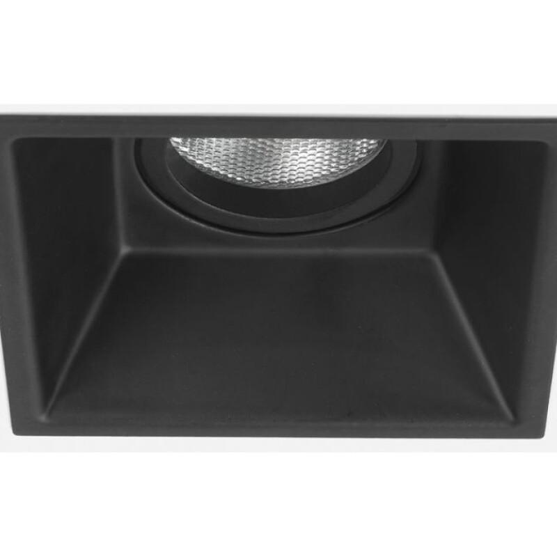 Spot Emb Antides Negro 1L GU10 Cuad