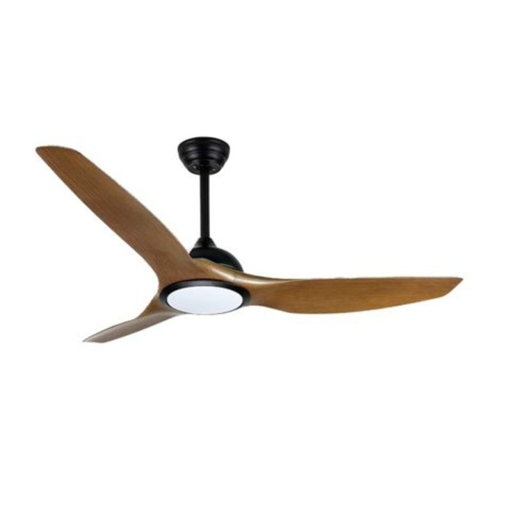 Ventilador LED 24W 52" 3CCT Negro y Madera C/ Control