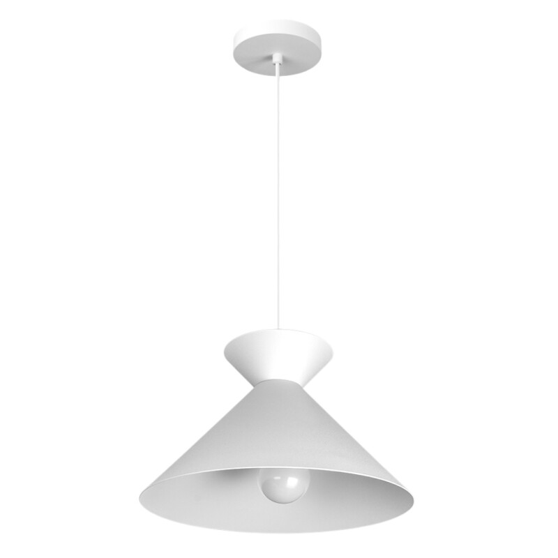 Colgante Guto E27 Blanco 30CM