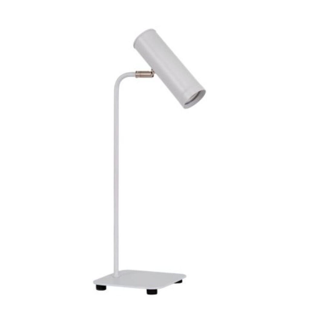 Velador de Escritorio Tubular 1L GU10 Blanco