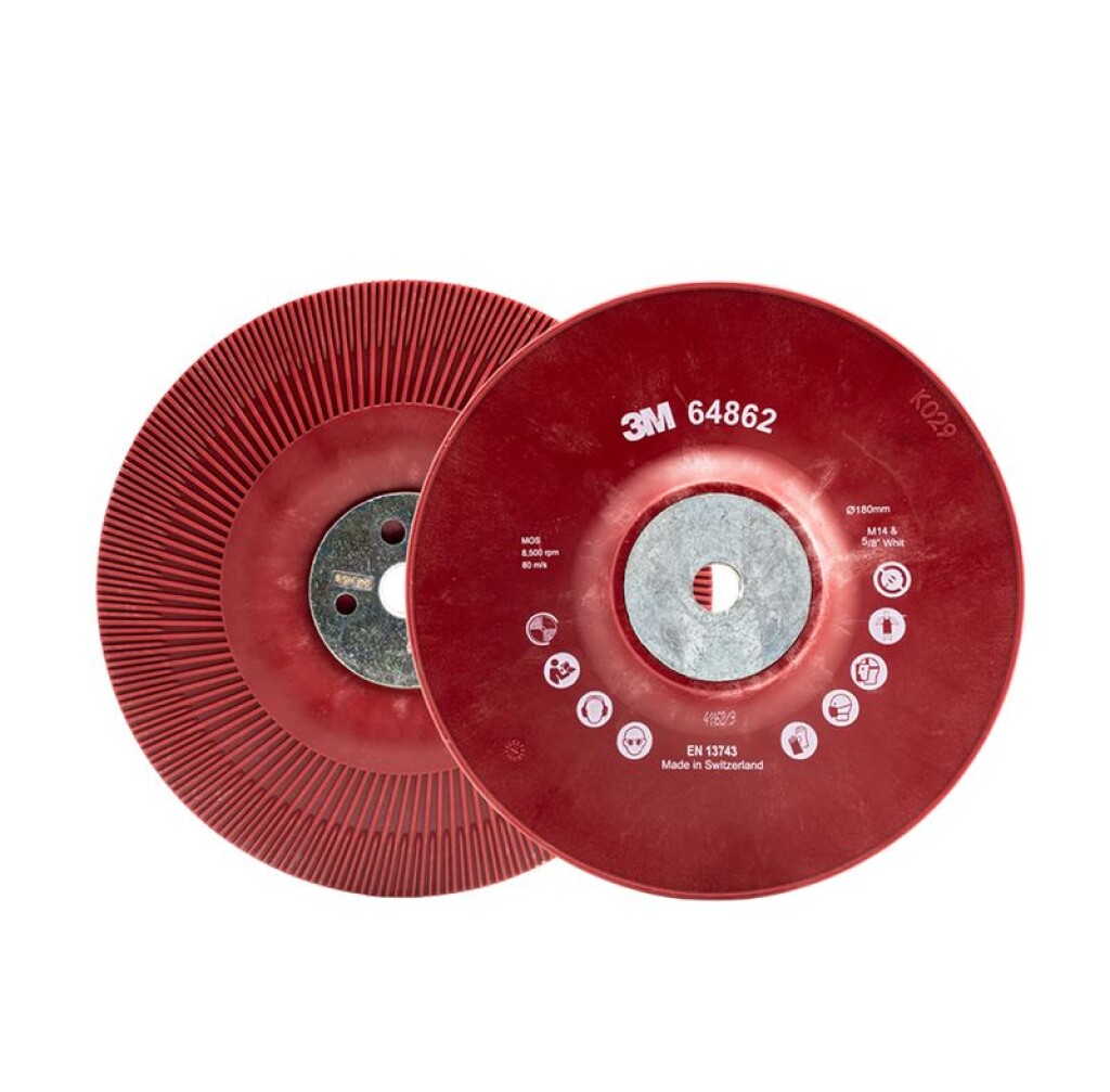 Base P/ Fibrodisco 7" Rojo