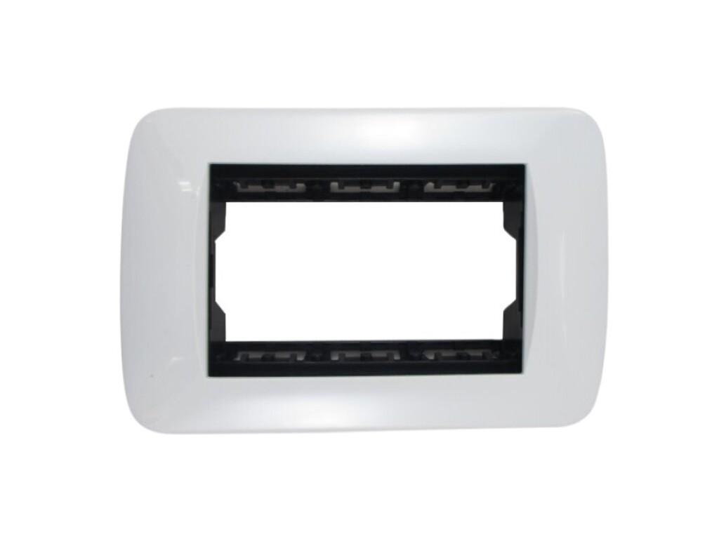 Placa Reggio C/Bastidor Blanco Pulido