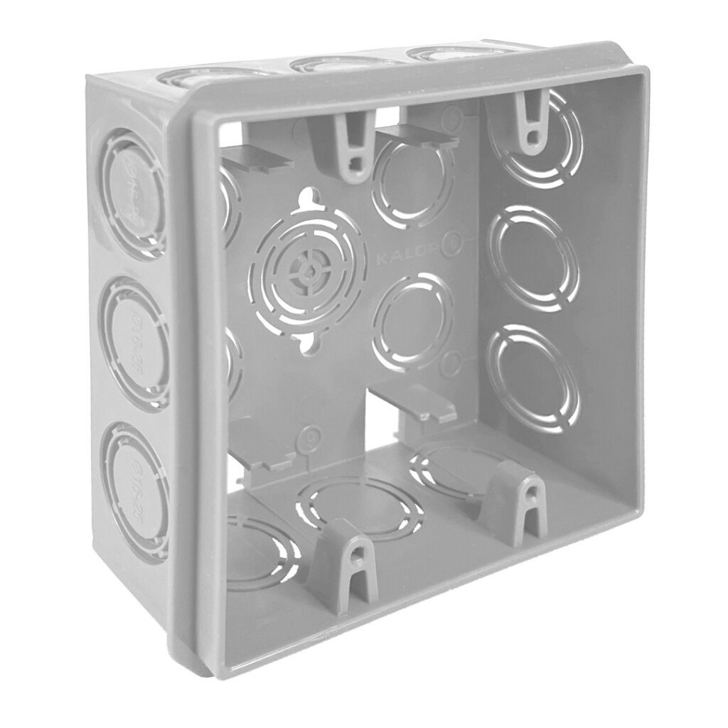 Caja de Llave 10X10 de Embutir Gris KALOP