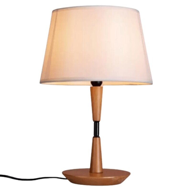 Velador de Mesa Estandar 1L E27 Pantalla Beige