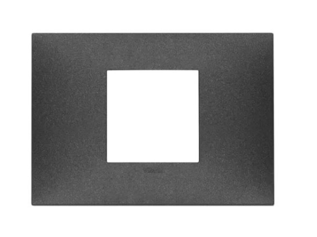 Placa de 2 Puntos Centrales Negra Neve UP