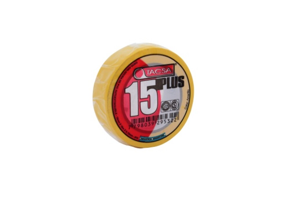 Cinta Aisladora 10,00MTS. 19MMX0.150MM Amarillo