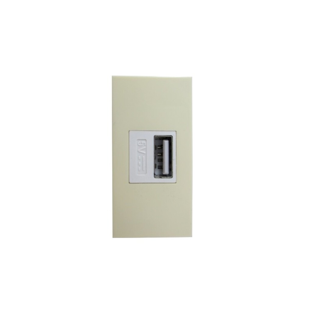 Modulo Cargador USB 110-230V - 5V 1A Marfil