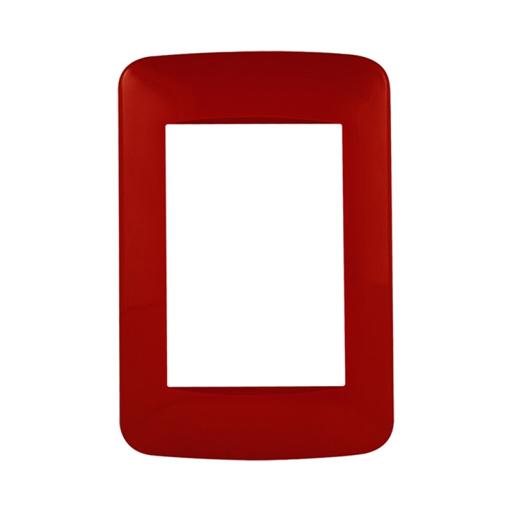 Placa Reggio C/Bastidor Rojo