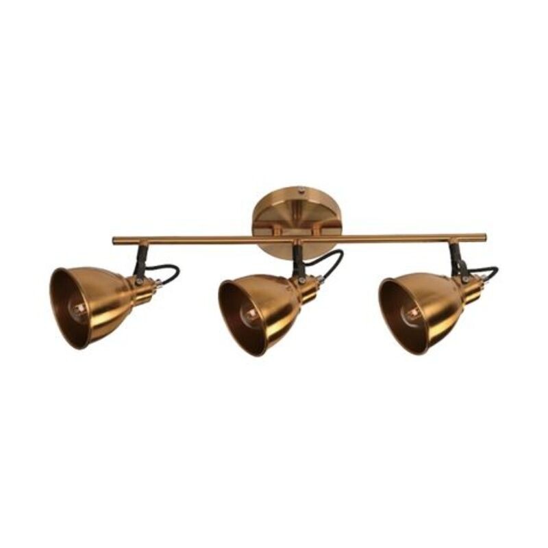 Aplique 3 Luces Ariel Bronce Satinado E14