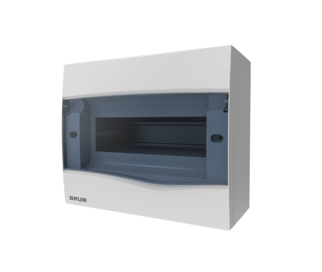 Tablero Ext Plastico P/9 TM Transparente BRUM
