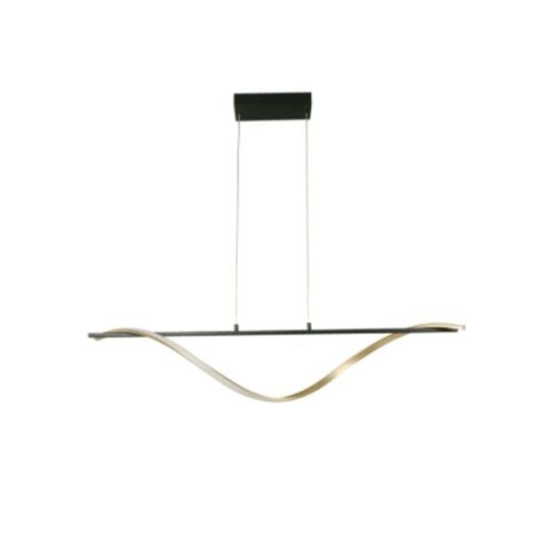 Colgante LED Line UP 24W 3000K Negro y Dorado