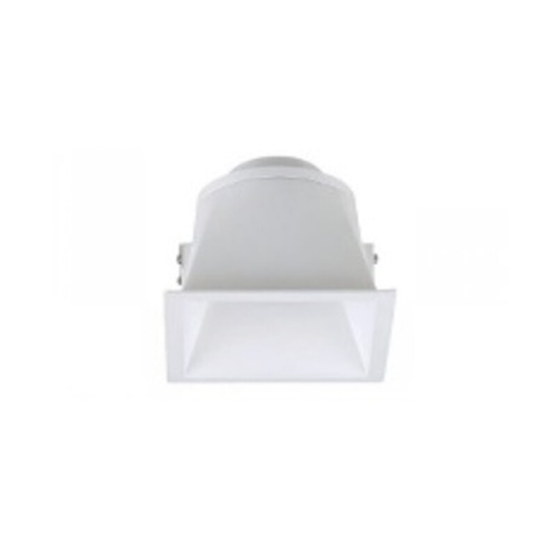Spot Emb. Cuad 1L GU10 Blanco D13,6