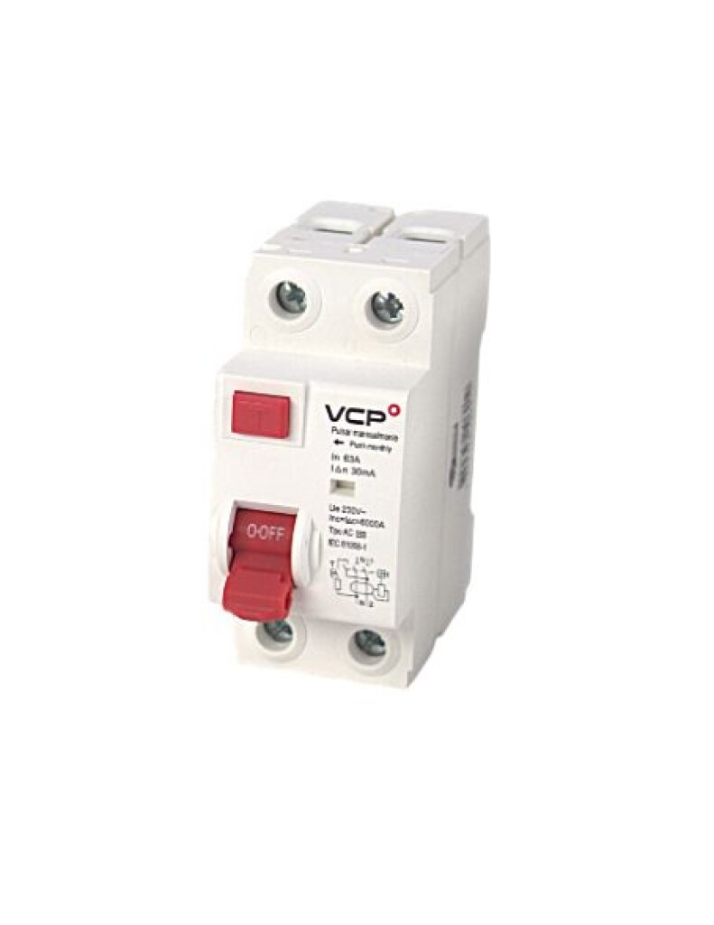 Disyuntor Diferencial KRD2 2X 40A 30MA - VCP