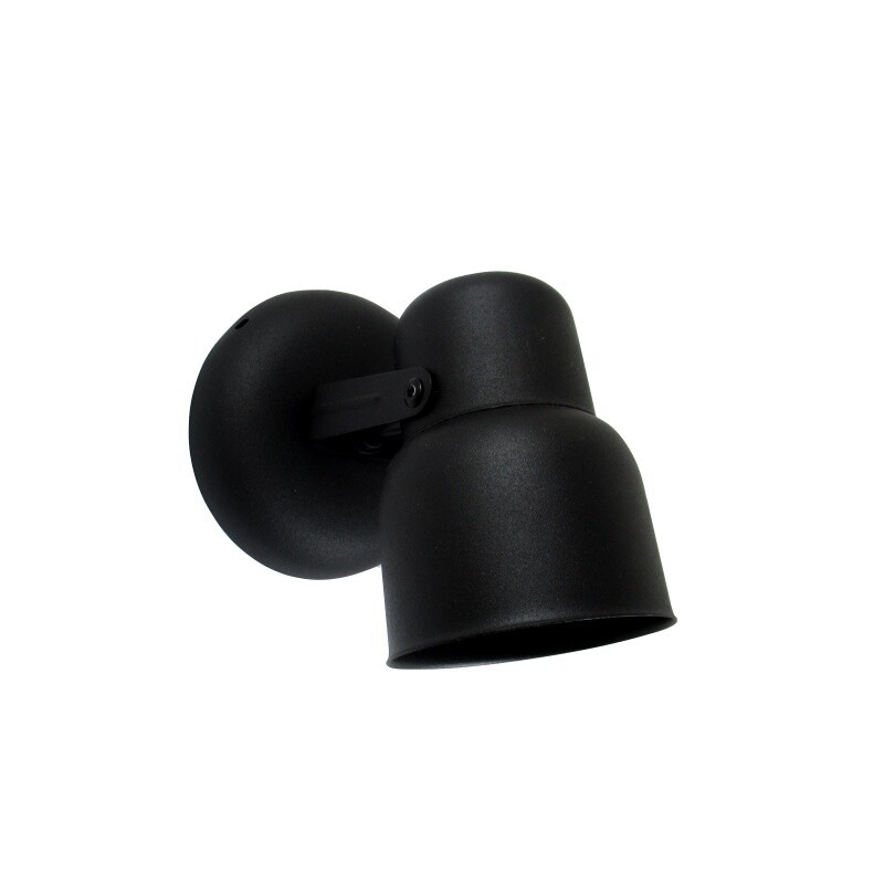 Aplique 1 Luz Carilo E27 Negro