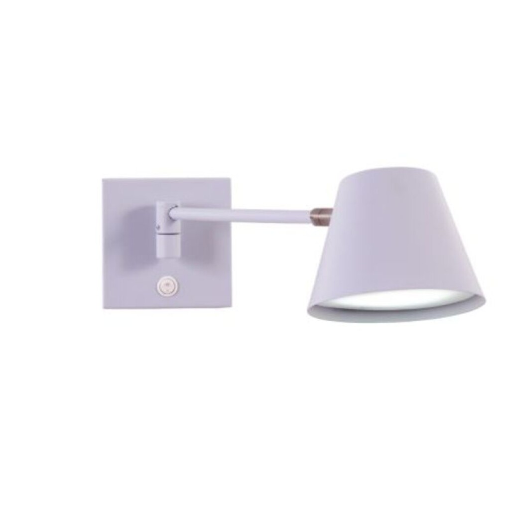 Aplique Cónico Orientable C/Interruptor 1L GU10 Blanco