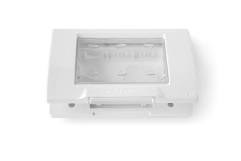 Tapa 3 Modulos IP55 P/Caja 10X5 Blanco