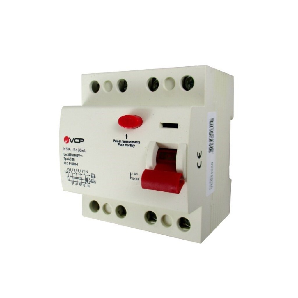 Interruptor Diferencial 4P 63A 30MA