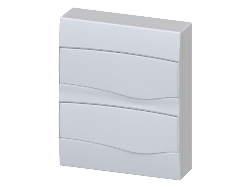 Tablero Ext Plastico P/24 TM Tapa Blanca BRUM