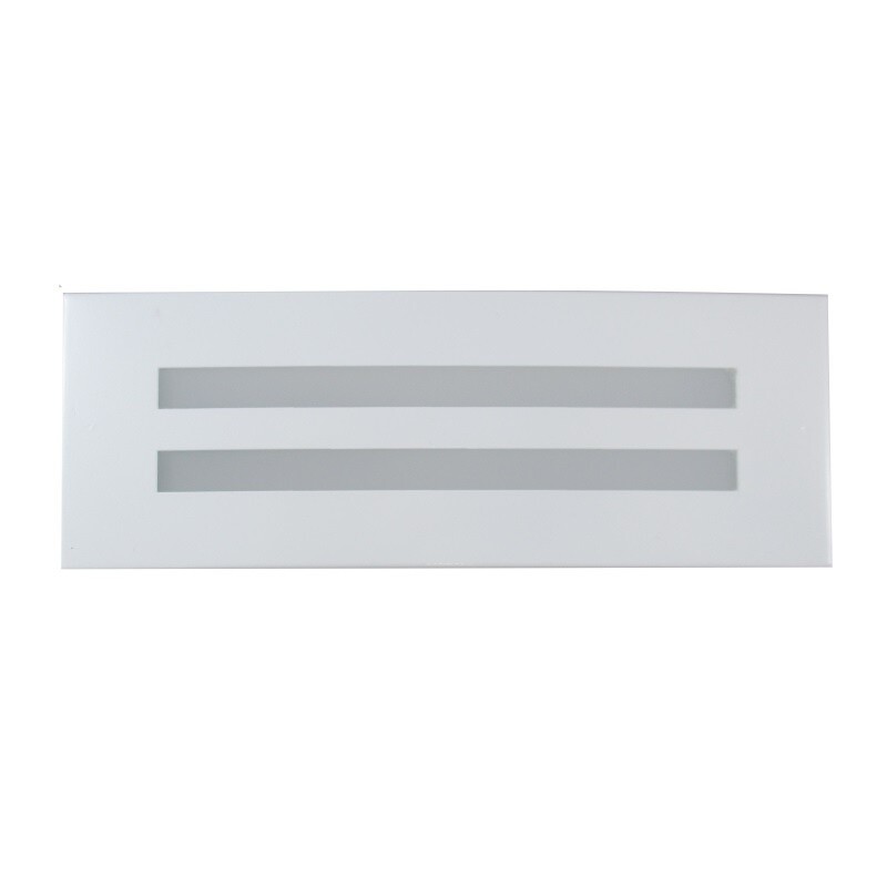 Aplique C/ Acrilico Satinado y Ranura P/ 1 Luz E27