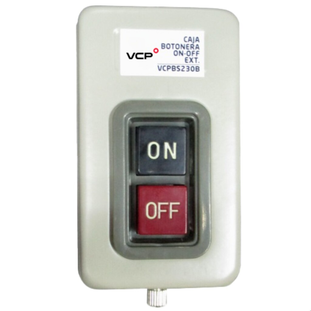 Botonera ON-Off 30 Amp. C/Caja Ext. Metal