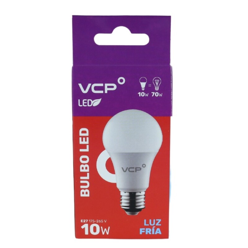 Lampara LED Bulbo 10W E27 6500K
