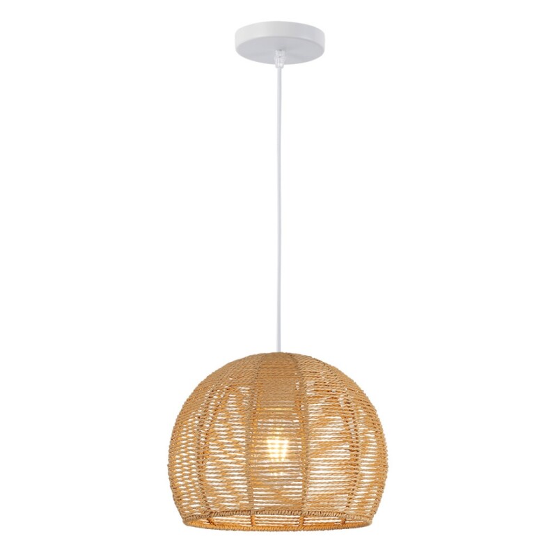 Colgante Malasia E27 30CM Rattan