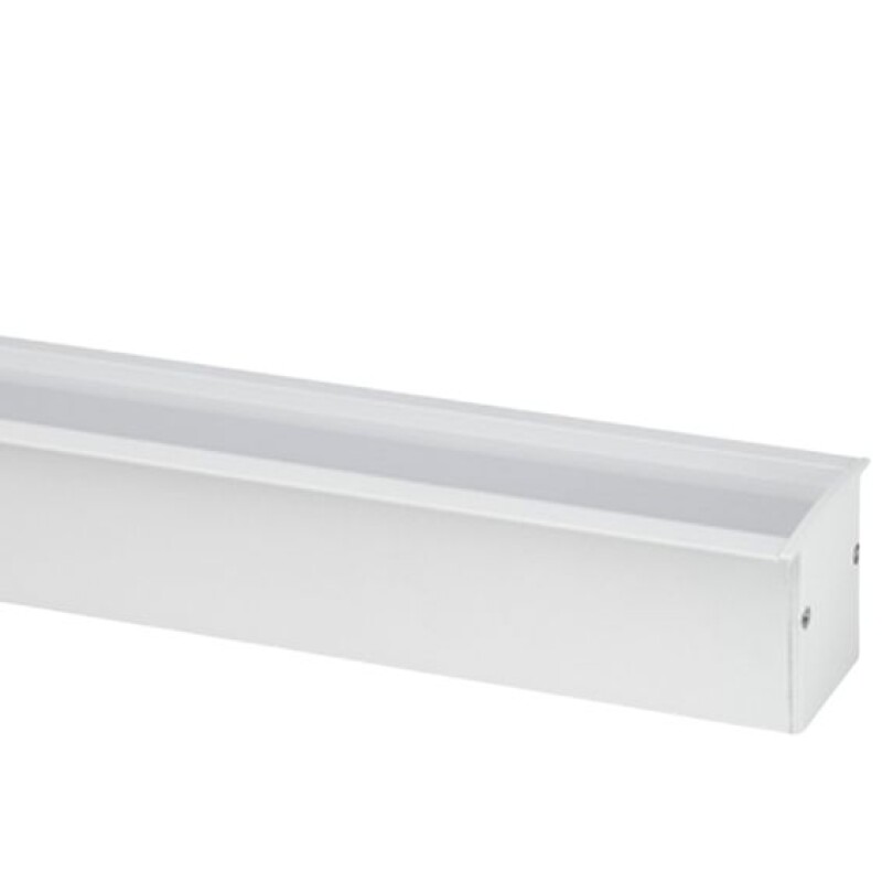 Perfil Line Recuadro Emb 2M 48MM Blanco