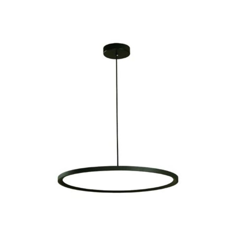 Colgante LED Aro 36W 3000K Dimm 120-277V Negro