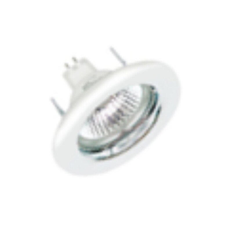 Spot Embutir Fijo GU10 D=80MM 50W Blanco - NC