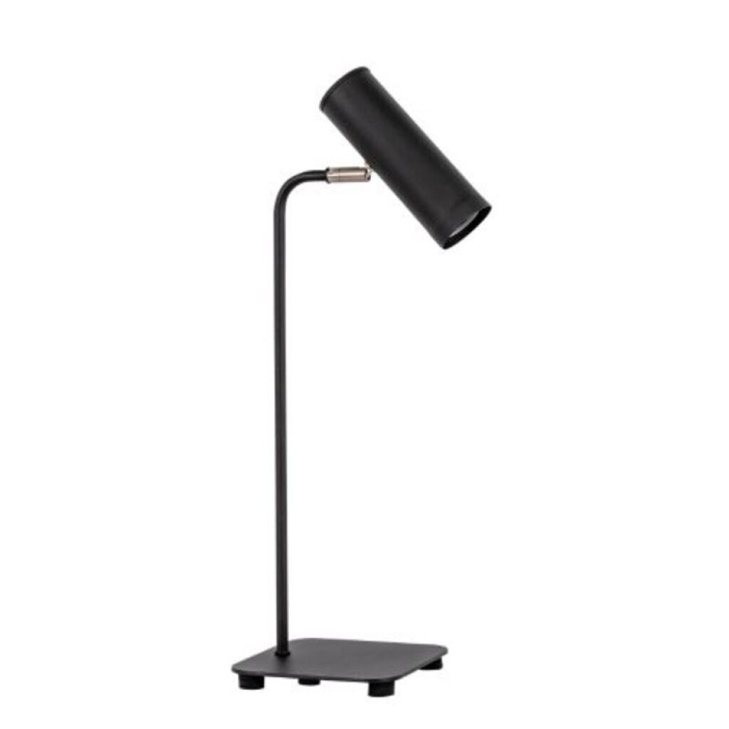 Velador de Escritorio Tubular 1L GU10 Negro