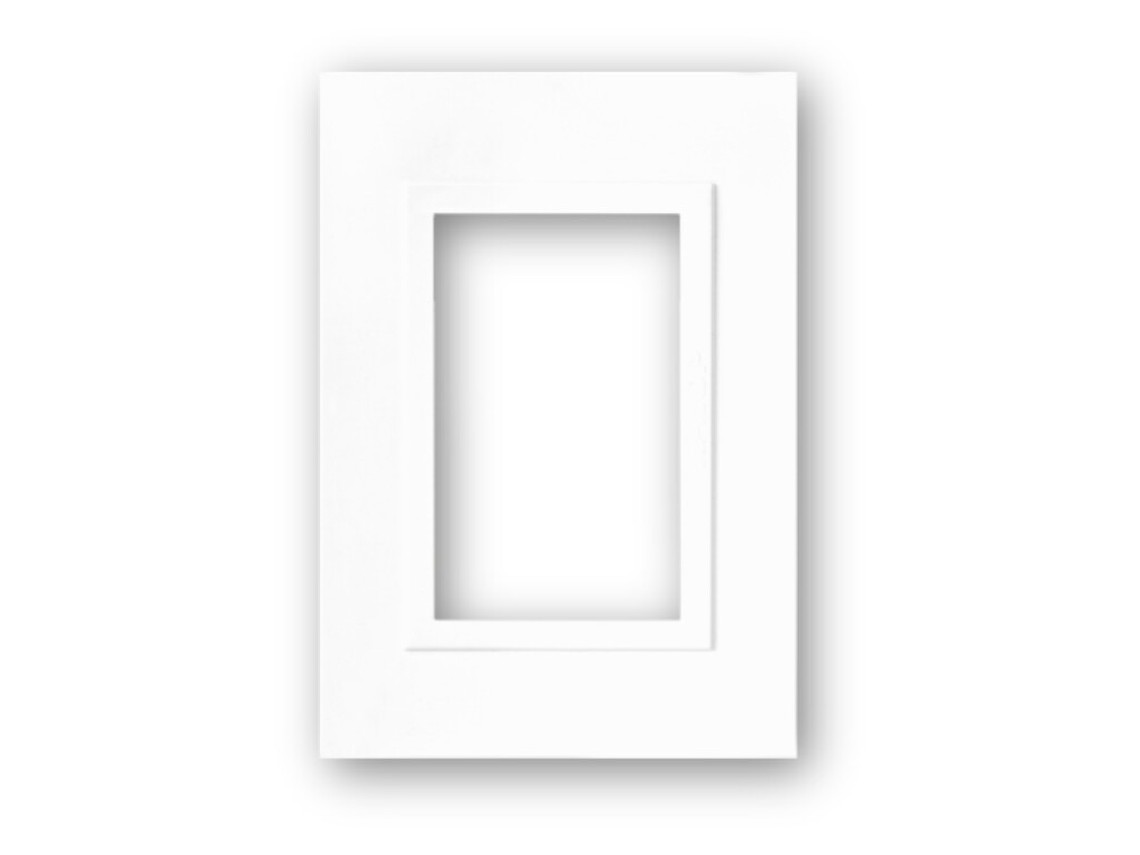 Placa 3 Modulos Zen Basic. Blanca
