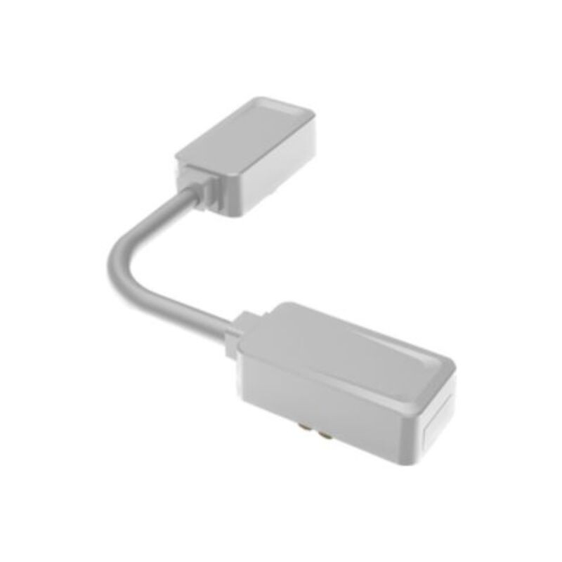 Cable Fuente Esquina Blanco para Riel Magnetico
